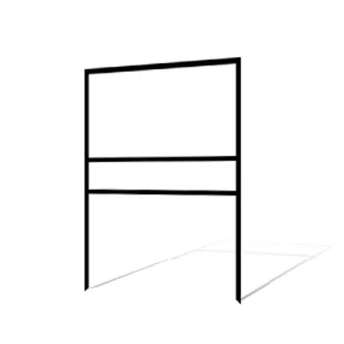 18"h x 24"w Metal Frame