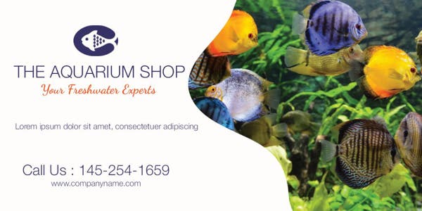 Picture of 3ft x 6ft - Banner - Aquarium - 01 