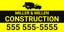 Picture of 3ft x 6ft - Banner - Contractors - 04