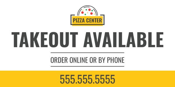 Picture of 4ft x 8ft - Banner - Curbside pickup/Drive thru - 02