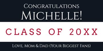 Picture of 3ft x 6ft - Banner - Graduation - 04