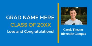 Picture of 3ft x 6ft - Banner - Graduation - 05