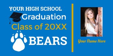 Picture of 3ft x 6ft - Banner - Graduation - 07