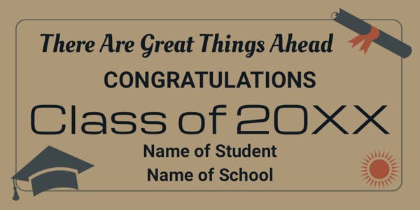Picture of 4ft x 8ft - Banner - Graduation - 05