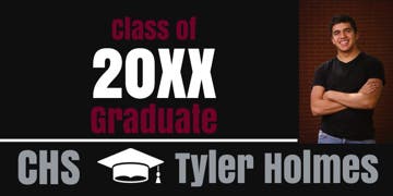Picture of 4ft x 8ft - Banner - Graduation - 11