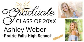 Picture of 4ft x 8ft - Banner - Graduation - 12