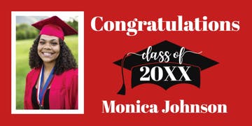 Picture of 4ft x 8ft - Banner - Graduation - 13