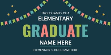 Picture of 4ft x 8ft - Banner - Elementary School - 03