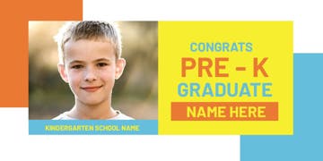 Picture of 4ft x 8ft - Banner - Elementary School Photo - 01