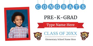 Picture of 4ft x 8ft - Banner - Elementary School Photo - 05