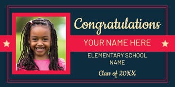 Picture of 4ft x 8ft - Banner - Elementary School Photo - 07