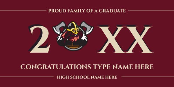 Picture of 4ft x 8ft - Banner - High School - 01