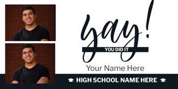 Picture of 4ft x 8ft - Banner - High School Photo - 03