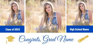 Picture of 4ft x 8ft - Banner - High School Photo - 06