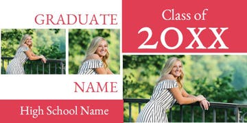 Picture of 4ft x 8ft - Banner - High School Photo - 07