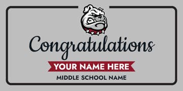 Picture of 4ft x 8ft - Banner - Middle School - 02