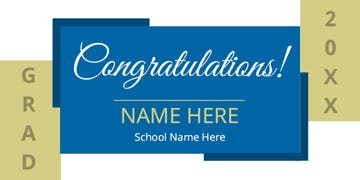 Picture of 4ft x 8ft - Banner - Middle School - 04