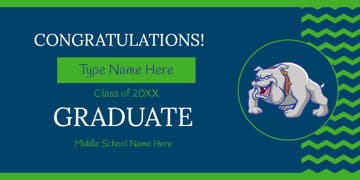 Picture of 4ft x 8ft - Banner - Middle School - 07