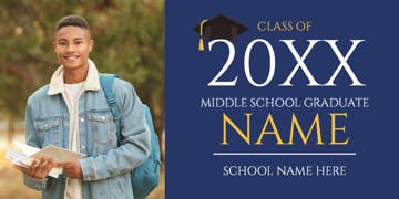 Picture of 4ft x 8ft - Banner - Middle School Photo - 04