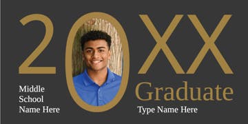 Picture of 4ft x 8ft - Banner - Middle School Photo - 06
