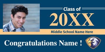Picture of 4ft x 8ft - Banner - Middle School Photo - 08