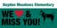 Picture of 4ft x 8ft Banner - We Miss You - 07