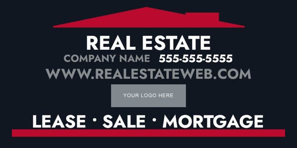 Picture of 3ft x 6ft - Banner - Real Estate Company - 06