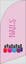 Picture of 6ft x 2ft - Feather Flag - Barber & Beauty - 04