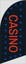 Picture of 6ft x 2ft - Feather Flag - Casino - 05