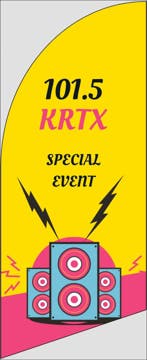 Picture of 6ft x 2ft - Feather Flag - Special Event - 01