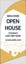 Picture of 6ft x 2ft - Feather Flag -  Open House - 15