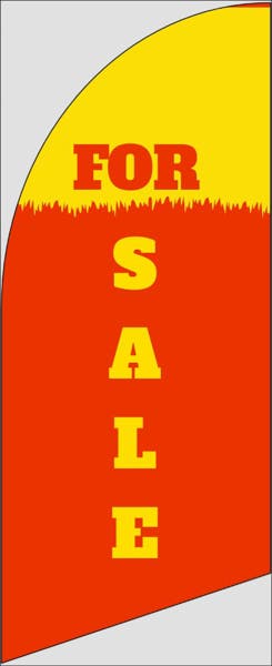Picture of 6ft x 2ft - Feather Flag - For Sale - 01