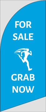 Picture of 6ft x 2ft - Feather Flag - For Sale - 06