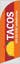 Picture of 8ft x 2ft - Feather Flag -  Mexican Food - 06