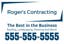 Picture of 12" x 18" - Yard Sign - Contractors - 03