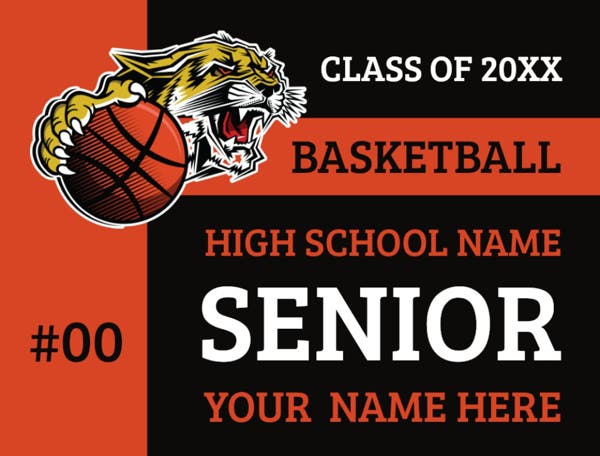 Picture of 18" x 24" - Yard Sign - Basketball - 03