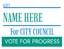 Picture of 18" x 24" - Yard Sign - Campaign - 17