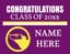 Picture of 18" x 24" - Yard Sign - Class of Signs - 18