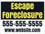 Picture of 18" x 24" - Yard Sign -  Forclosure - 14