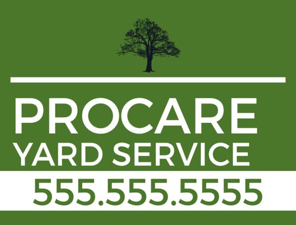 Picture of 18" x 24" - Yard Sign - Lawn Care - 07