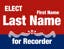 Picture of 18" x 24" - Yard Sign - Local Campaign - 18