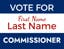 Picture of 18" x 24" - Yard Sign - Local Campaign - 34