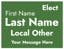 Picture of 18" x 24" - Yard Sign - Local Campaign - 35