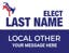 Picture of 18" x 24" - Yard Sign - Local Campaign - 54