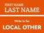 Picture of 18" x 24" - Yard Sign - Local Campaign - 56