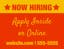 Picture of 18" x 24" - Yard Sign - Now Hiring - 05