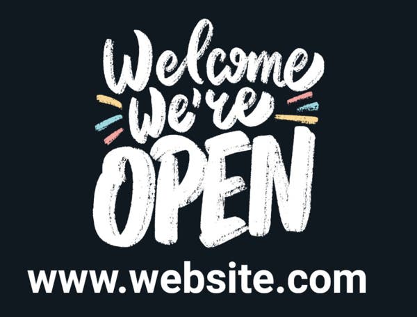 Picture of 18" x 24" - Yard Sign - Now Open - 08
