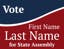 Picture of 18" x 24" - Yard Sign - State Campaign - 22
