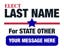 Picture of 18" x 24" - Yard Sign - State Campaign - 38