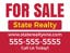 Picture of 18" x 24" - Yard Sign - Real Estate Company - 01
